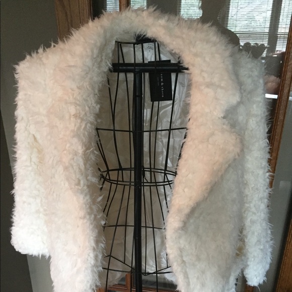 Cream Furry Cardigan - Picture 4 of 4